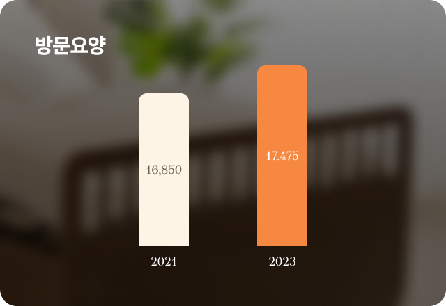 방문요양 그래프